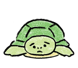 Daily life of the tortoise sticker #12195175