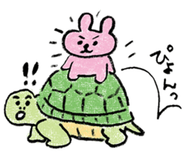 Daily life of the tortoise sticker #12195180