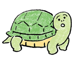 Daily life of the tortoise sticker #12195187