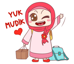 Udin_&_Aisyah_-_Idulfitri sticker #12195457