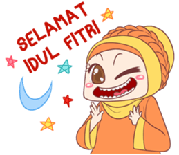Udin_&_Aisyah_-_Idulfitri sticker #12195461