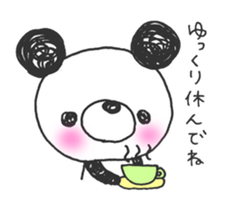 Together with panda 2 sticker #12195859