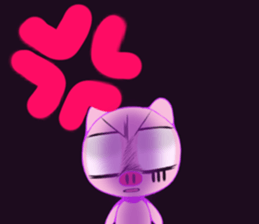 pig comics style Many are frustrated sticker #12196175