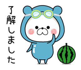 KUMAPOKO SUMMER sticker #12196372