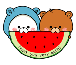 KUMAPOKO SUMMER sticker #12196392