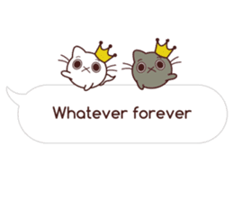 Fab Cat in Sassy Balloons sticker #12196406