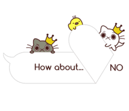 Fab Cat in Sassy Balloons sticker #12196410