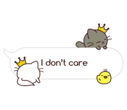 Fab Cat in Sassy Balloons sticker #12196411