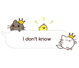 Fab Cat in Sassy Balloons sticker #12196412