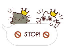 Fab Cat in Sassy Balloons sticker #12196414