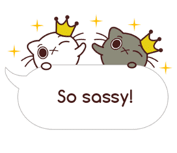 Fab Cat in Sassy Balloons sticker #12196417