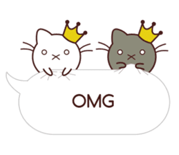 Fab Cat in Sassy Balloons sticker #12196422