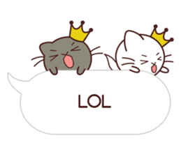 Fab Cat in Sassy Balloons sticker #12196427