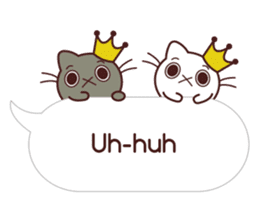 Fab Cat in Sassy Balloons sticker #12196430