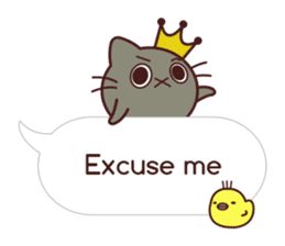 Fab Cat in Sassy Balloons sticker #12196435