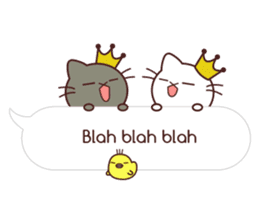 Fab Cat in Sassy Balloons sticker #12196437