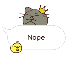 Fab Cat in Sassy Balloons sticker #12196441