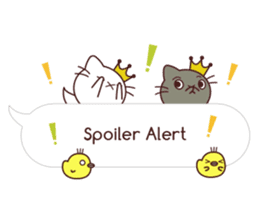 Fab Cat in Sassy Balloons sticker #12196443