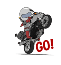 Rider ninja animation sticker #12196566