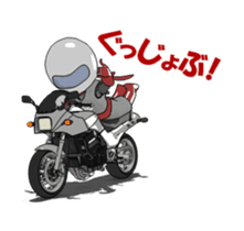 Rider ninja animation sticker #12196569