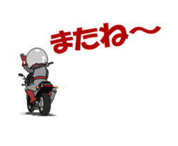 Rider ninja animation sticker #12196572