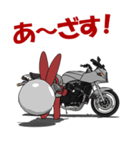 Rider ninja animation sticker #12196577