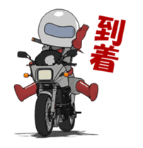 Rider ninja animation sticker #12196587