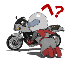 Rider ninja animation sticker #12196589