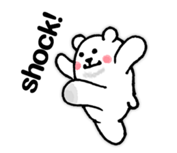funny-funny polar bear (ENG) sticker #12196744