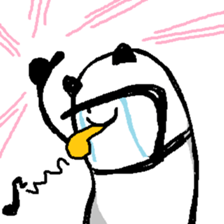 (Wordless)A Panda is so Soccer fan sticker #12196931