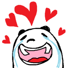 (Wordless)A Panda is so Soccer fan sticker #12196932