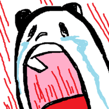 (Wordless)A Panda is so Soccer fan sticker #12196945