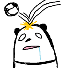 (Wordless)A Panda is so Soccer fan sticker #12196949
