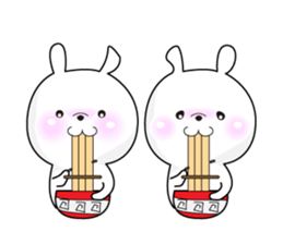 Rabbit's Stickerp of cute twins sticker #12197745