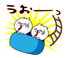 Rabbit's Stickerp of cute twins sticker #12197748