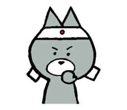 Pretty three animals sticker #12198070