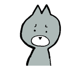 Pretty three animals sticker #12198071