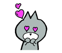 Pretty three animals sticker #12198073