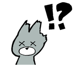 Pretty three animals sticker #12198077