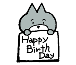 Pretty three animals sticker #12198082