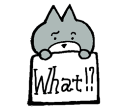 Pretty three animals sticker #12198083