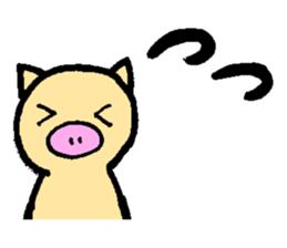 Pretty three animals sticker #12198091