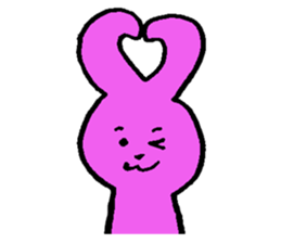 Pretty three animals sticker #12198098