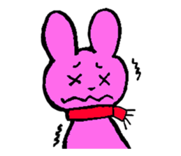 Pretty three animals sticker #12198106