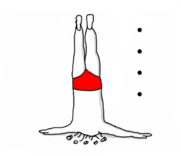 Red pants man3 sticker #12198270