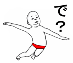 Red pants man3 sticker #12198281