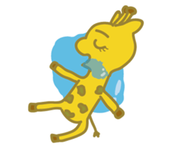 Giraffe-Momo sticker #12198895