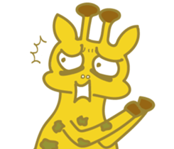 Giraffe-Momo sticker #12198905
