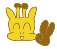 Giraffe-Momo sticker #12198907