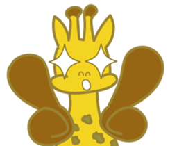 Giraffe-Momo sticker #12198913